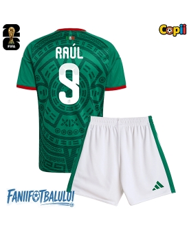 Mexic Raul Jimenez #9 Echipament de Fotbal Replică Mondial 2026 Copii Acasa (+ Șorturi)